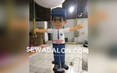 Balon Sky Dancer Anak Sekolah